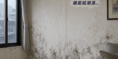 家裡牆面一到梅雨季就潮濕？裝潢裝修防水防霉重點解析